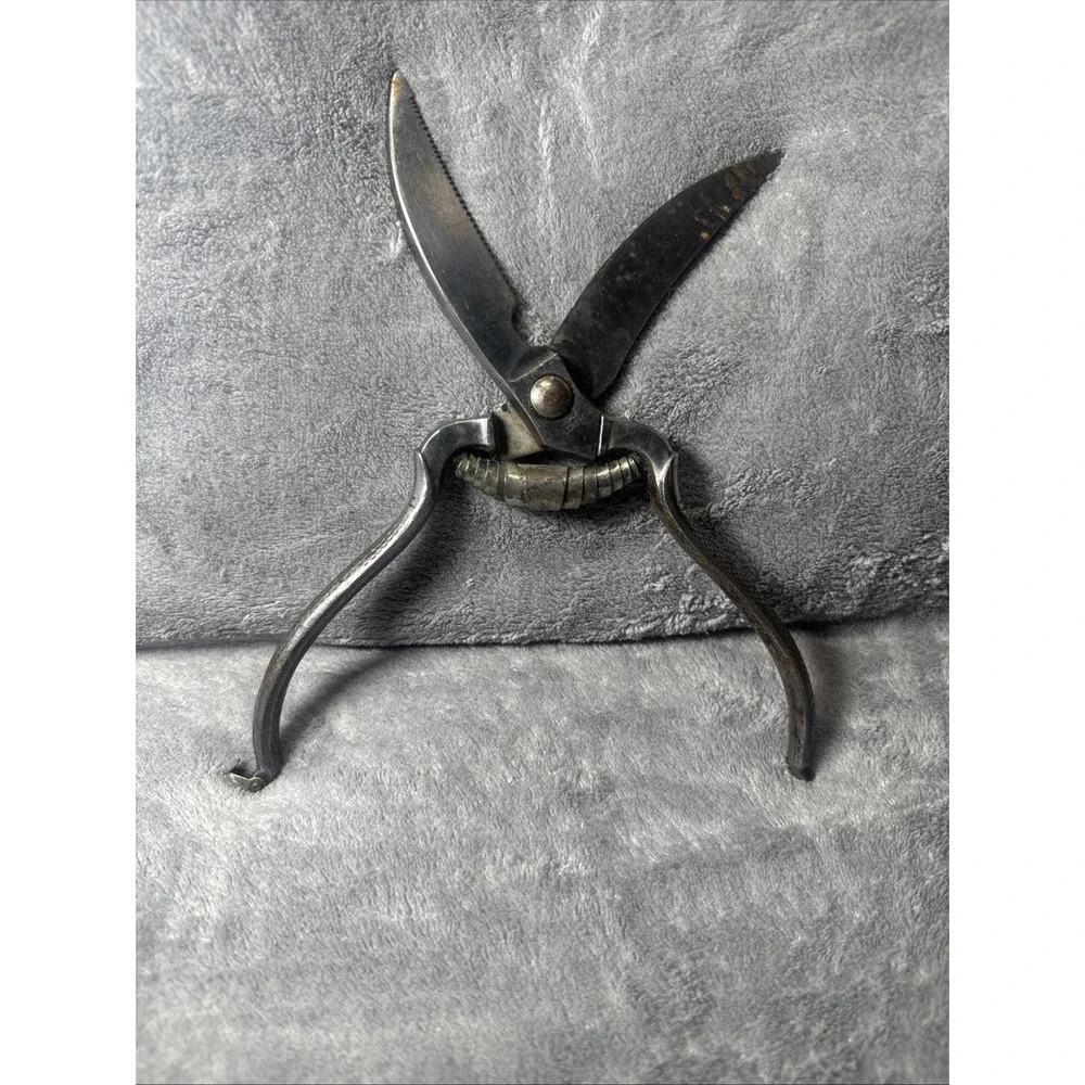 Vtg Stainless Steel Shears Scissors 10